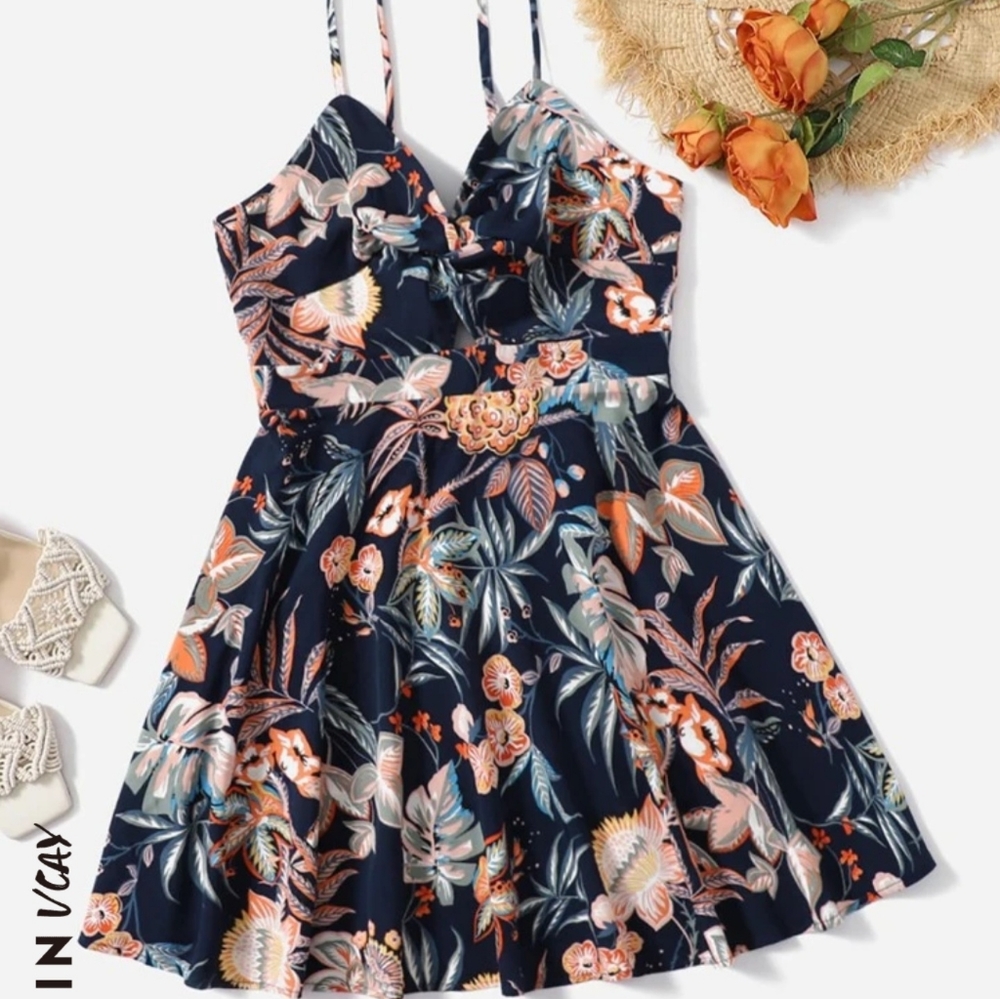 Shein vacay cutout dress
